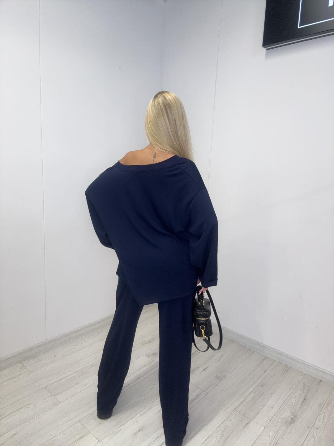 Komplet BB 1011 Granatowy - obrazek 5