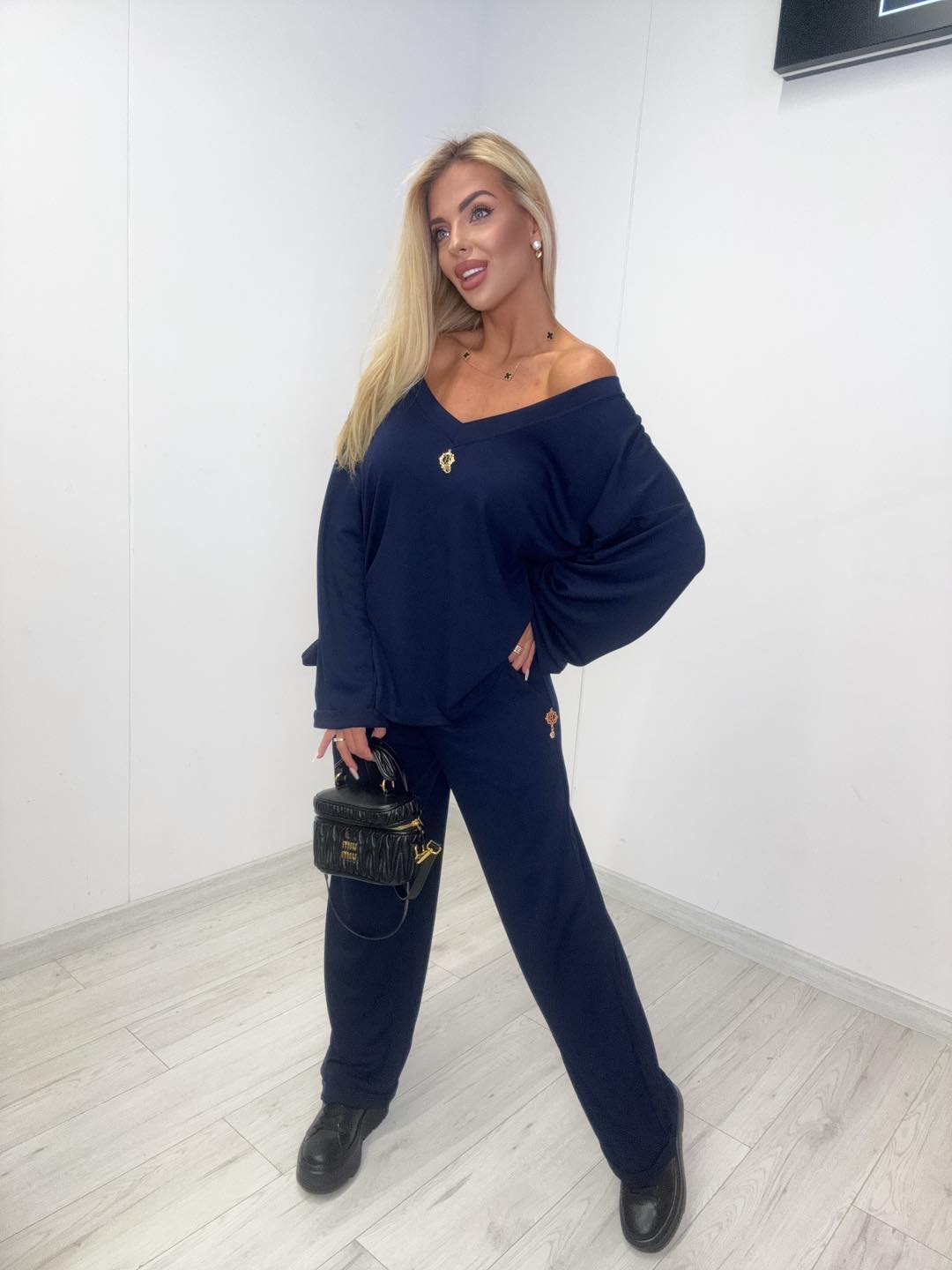 Komplet BB 1011 Granatowy - obrazek 3