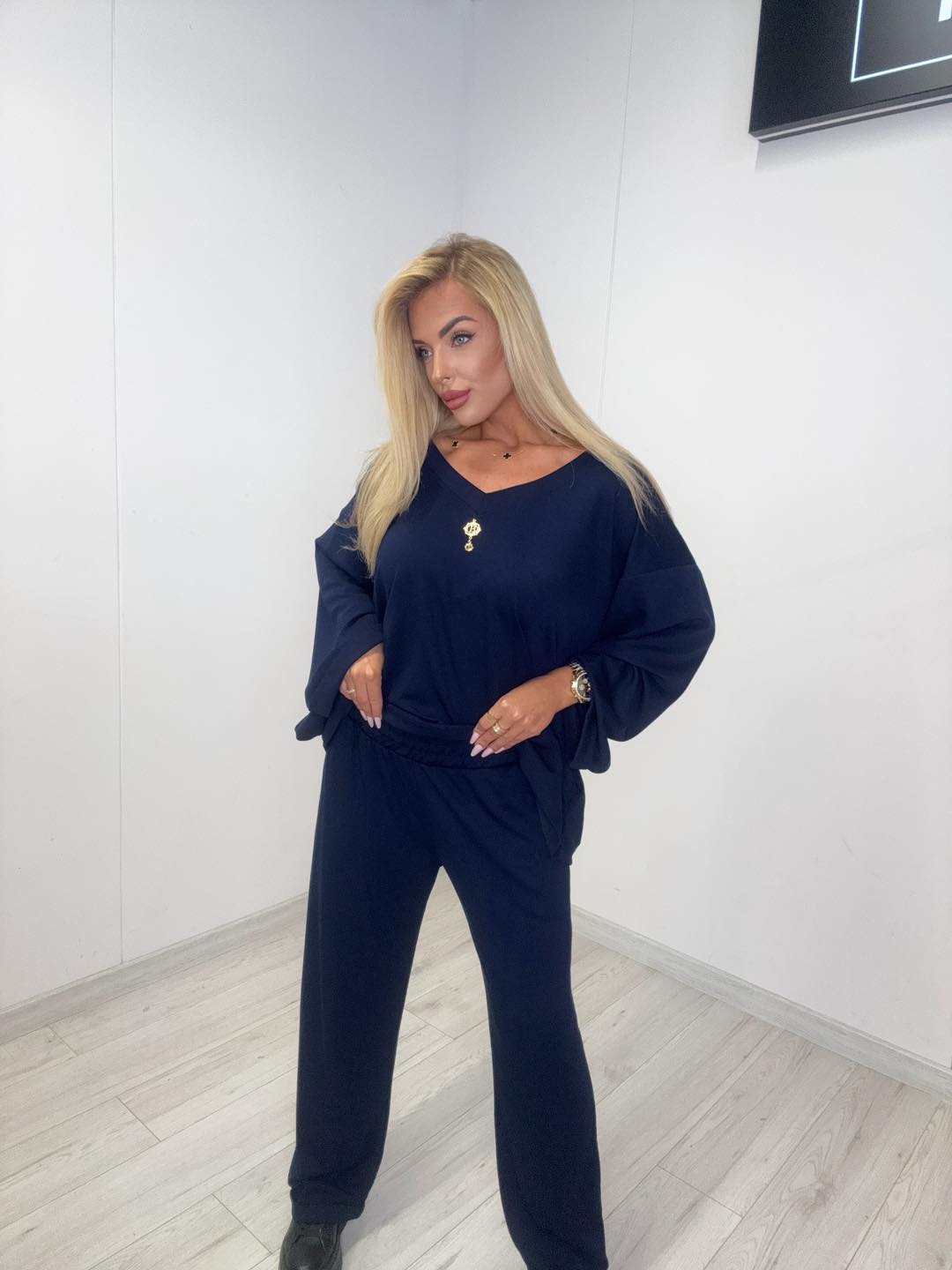 Komplet BB 1011 Granatowy - obrazek 4